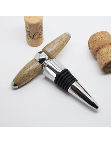 Bouchon Tire-bouchon Conique Noyer