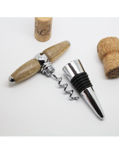 Bouchon Tire-bouchon Conique Noyer