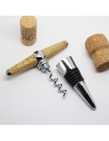 Bouchon Tire-bouchon Conique Chêne